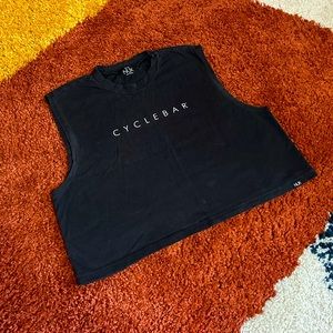 Cyclebar Nux High Neck Crop Tank - Size L, XL